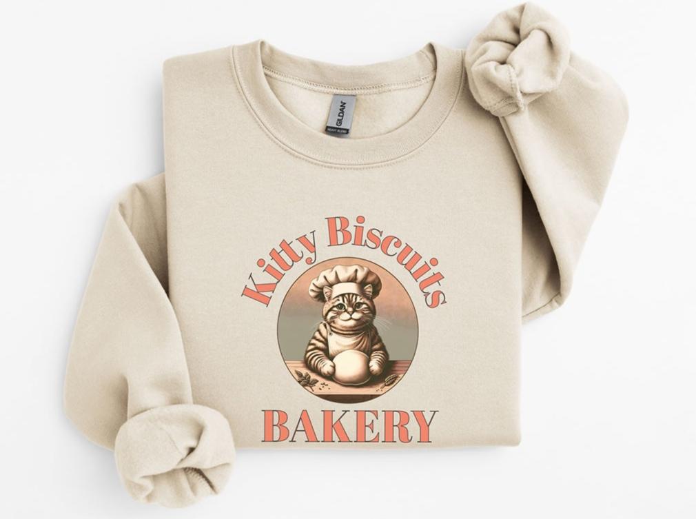 Kitty Baking Biscuits Bakery Vintage - Sweatshirt Crewneck