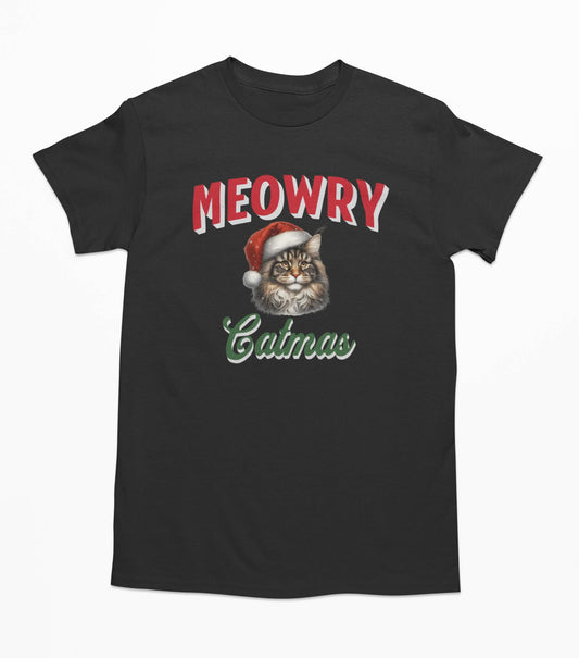 Maine Coon Christmas Cat - T-Shirt