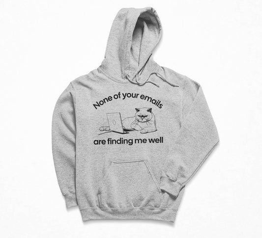 None Of Your Emails Are Finding Me Well Hoodie