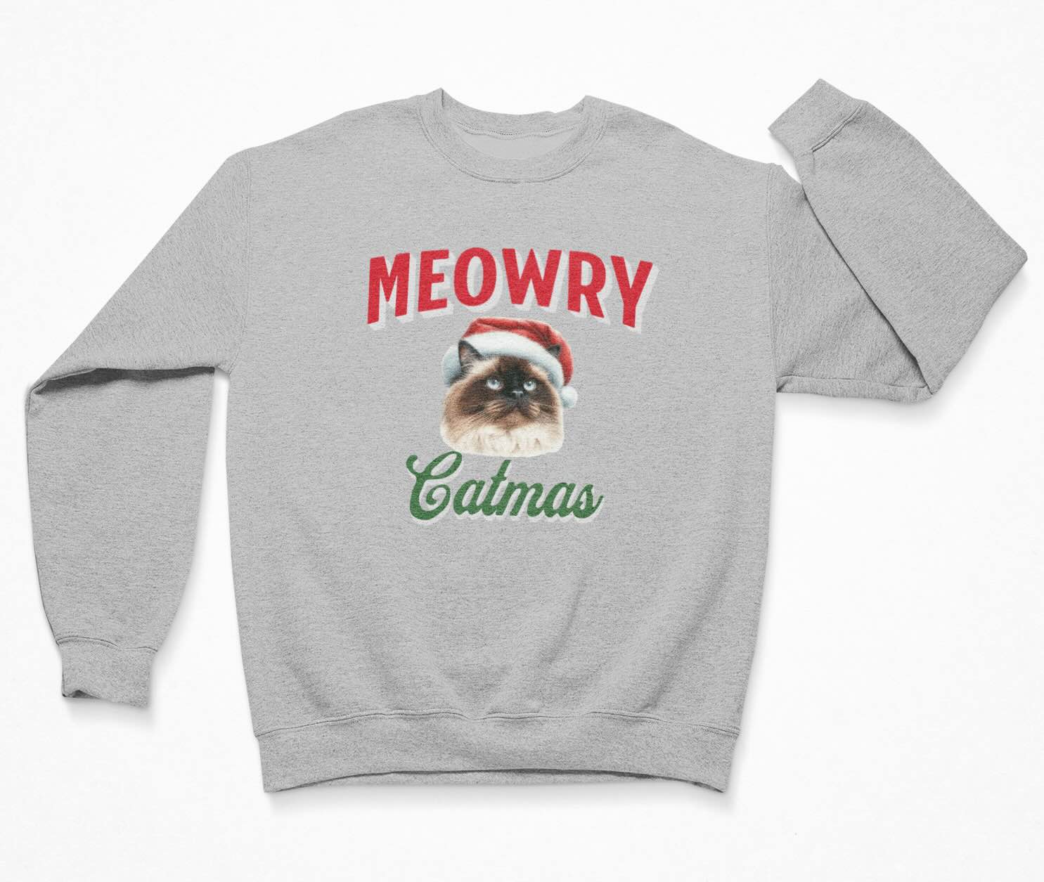 Ragdoll Christmas Cat - Sweatshirt Crewneck - Meowry Catmas