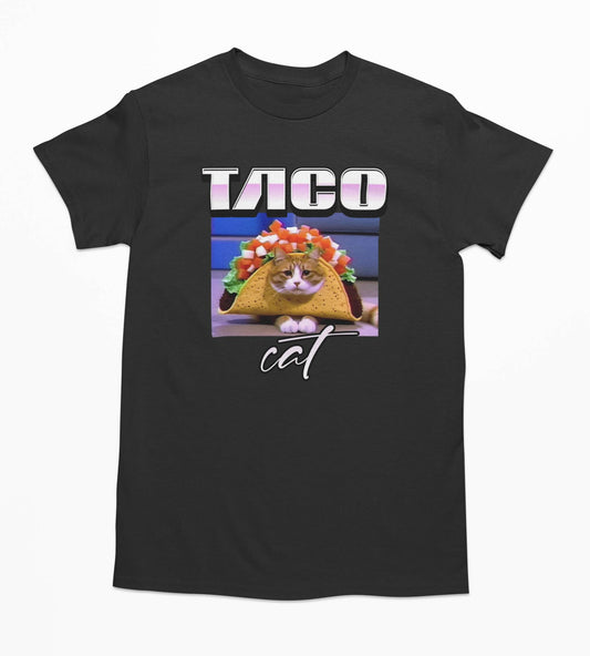 Retro 90's Taco Cat - T-Shirt