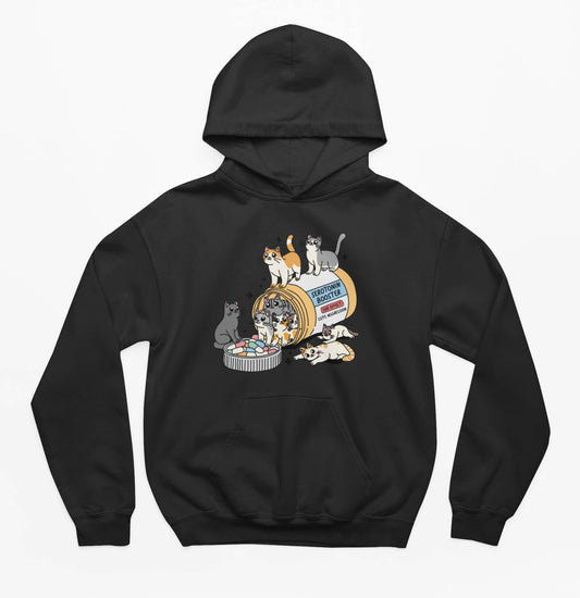 Serotonin Booster cat hoodie