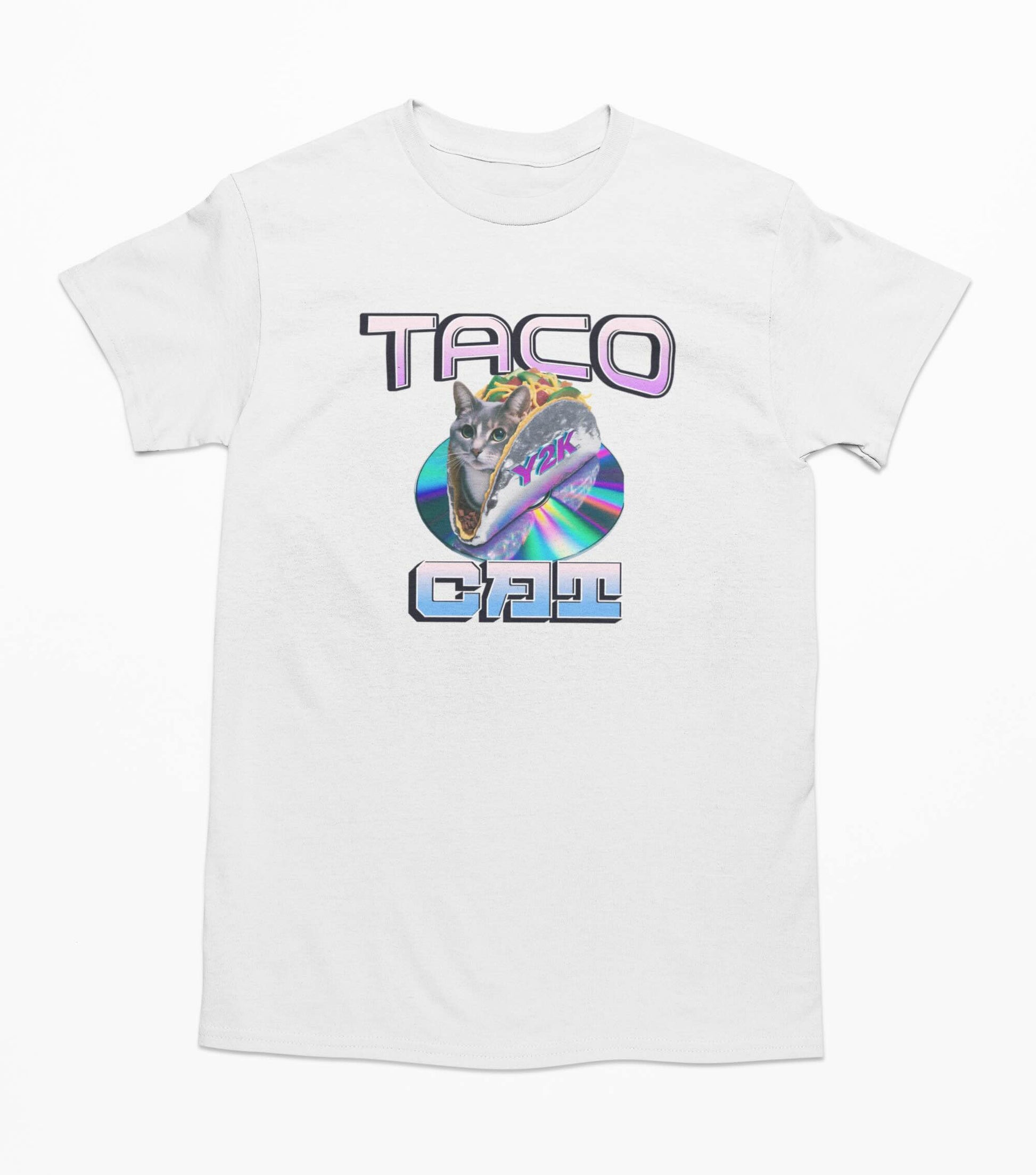 Y2K Tacos Cat 2000s - T-Shirt