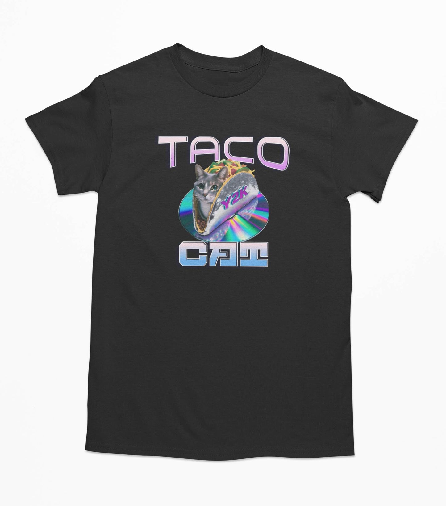 Y2K Tacos Cat 2000s - T-Shirt