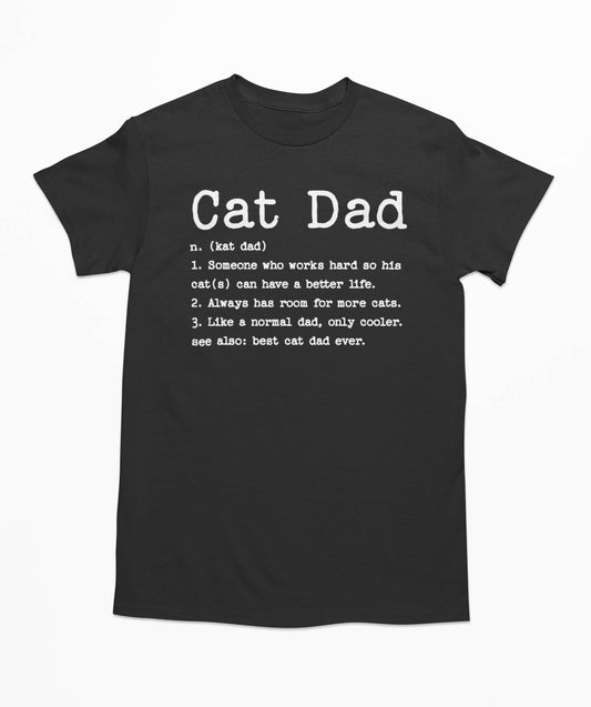 Cat Dad Definition - T-shirt