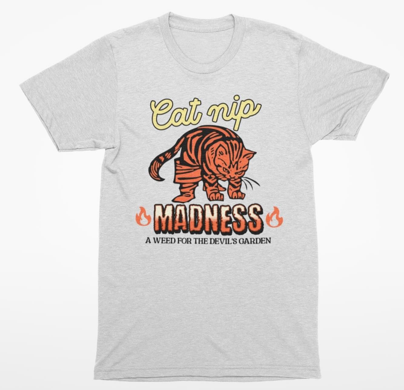 cat nip madness funny cat shirt