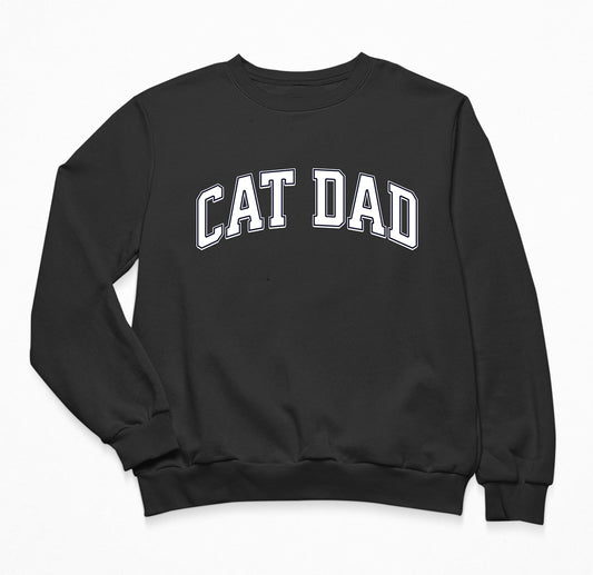 Cat Dad Varsity - Sweatshirt Crewneck