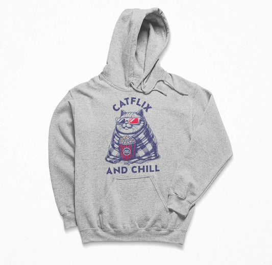 Catflix And Chill Hoodie