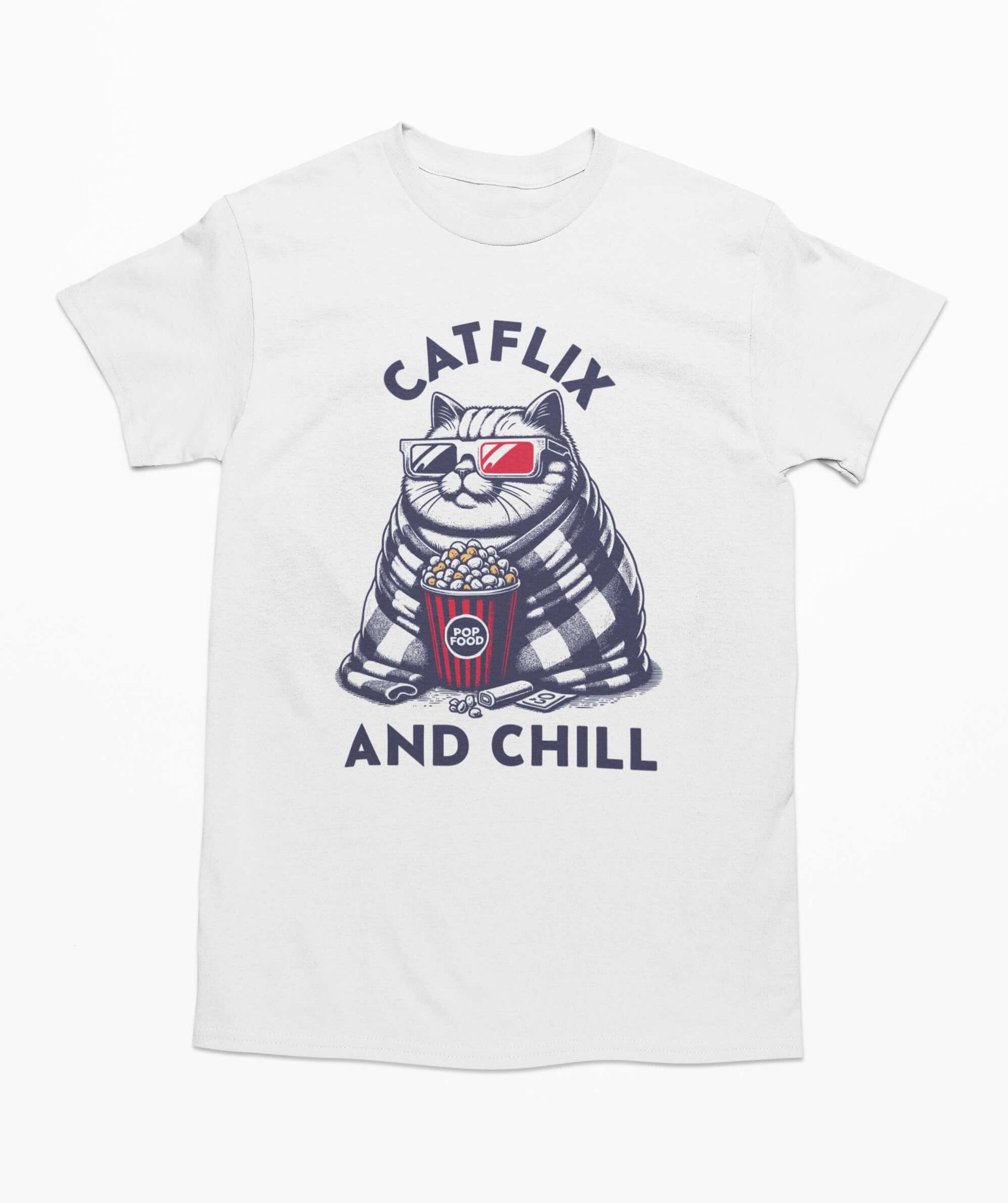 Catflix And Chill T Shirt