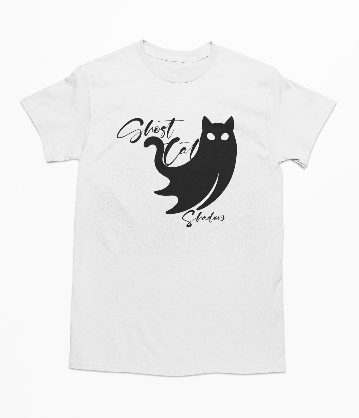 Ghost Cat Shadow Halloween - T-Shirt