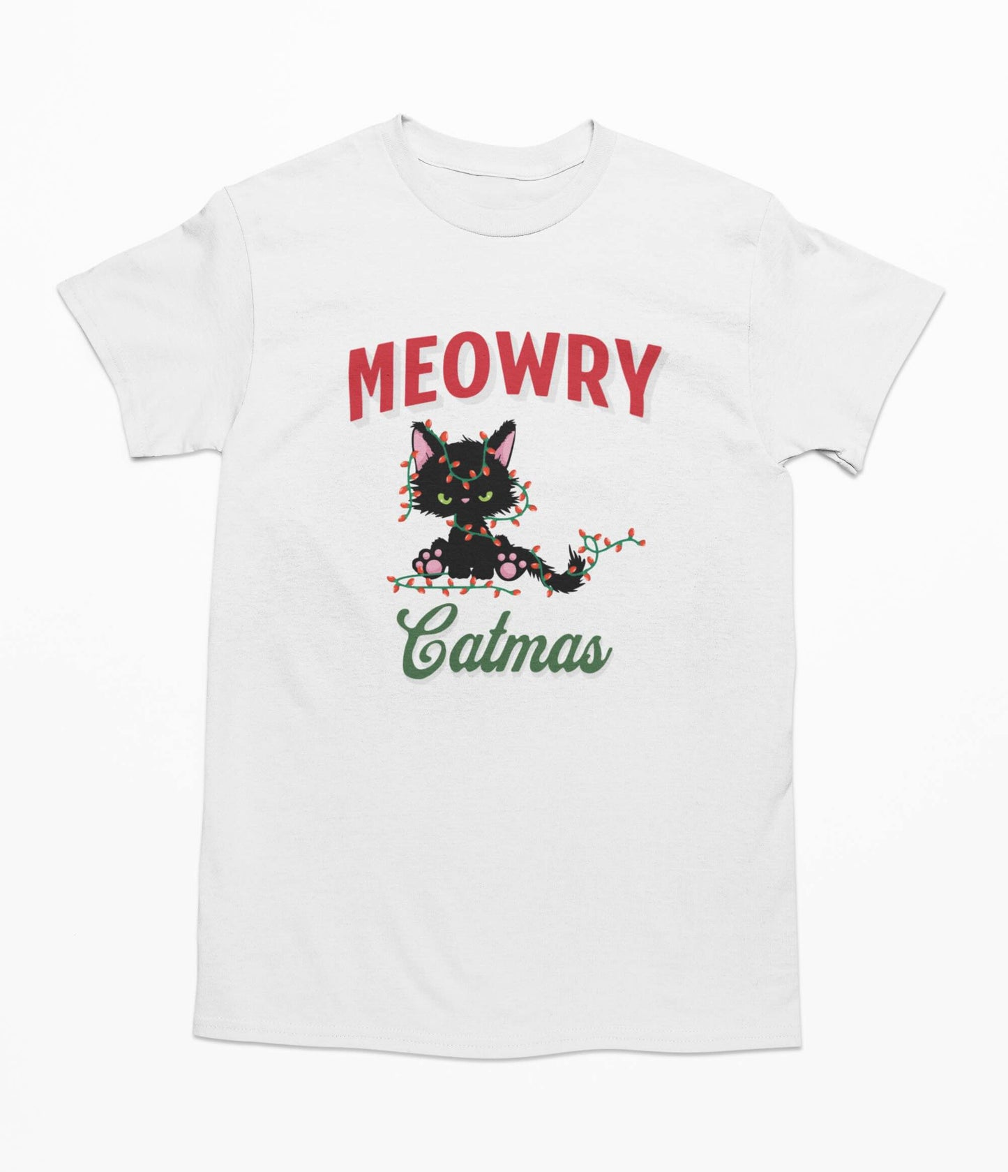 Grumpy Cat Christmas Light - T-Shirt