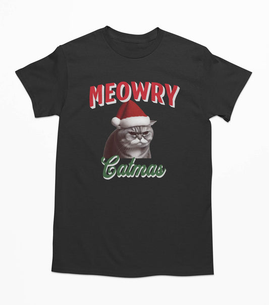 Grumpy Catmas Christmas Cat - T-Shirt