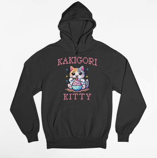 Kakigori Kitty Pixelated Cat Hoodie