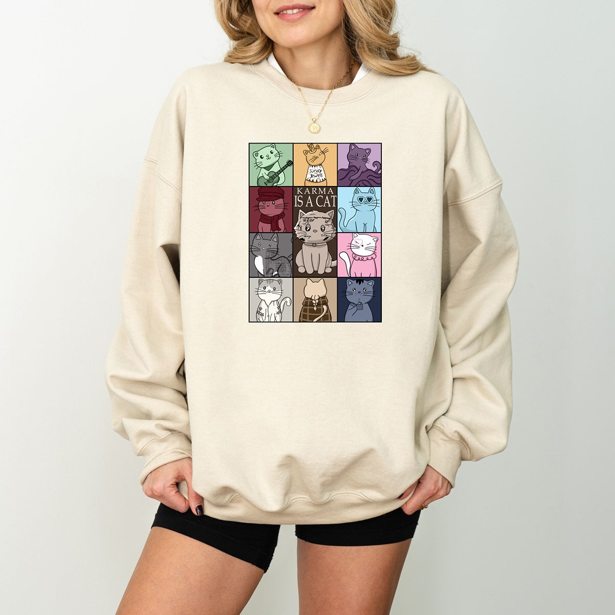 Karma Is A Cat | The Cat Eras Tour - Sweatshirt Crewneck