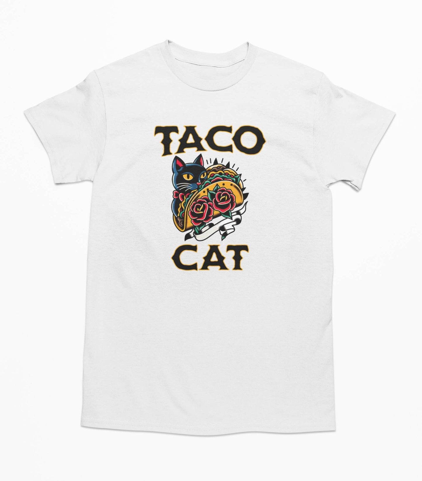 Tattoo Old School Taco Cat - T-Shirt