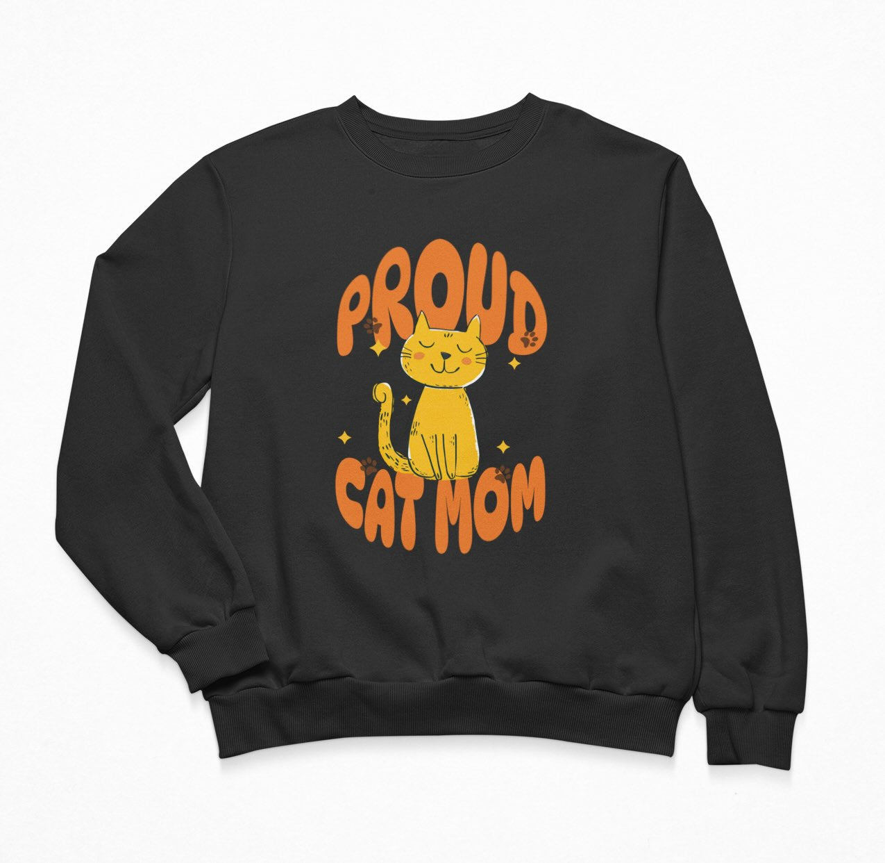 Proud Cat Mom - Sweatshirt Crewneck