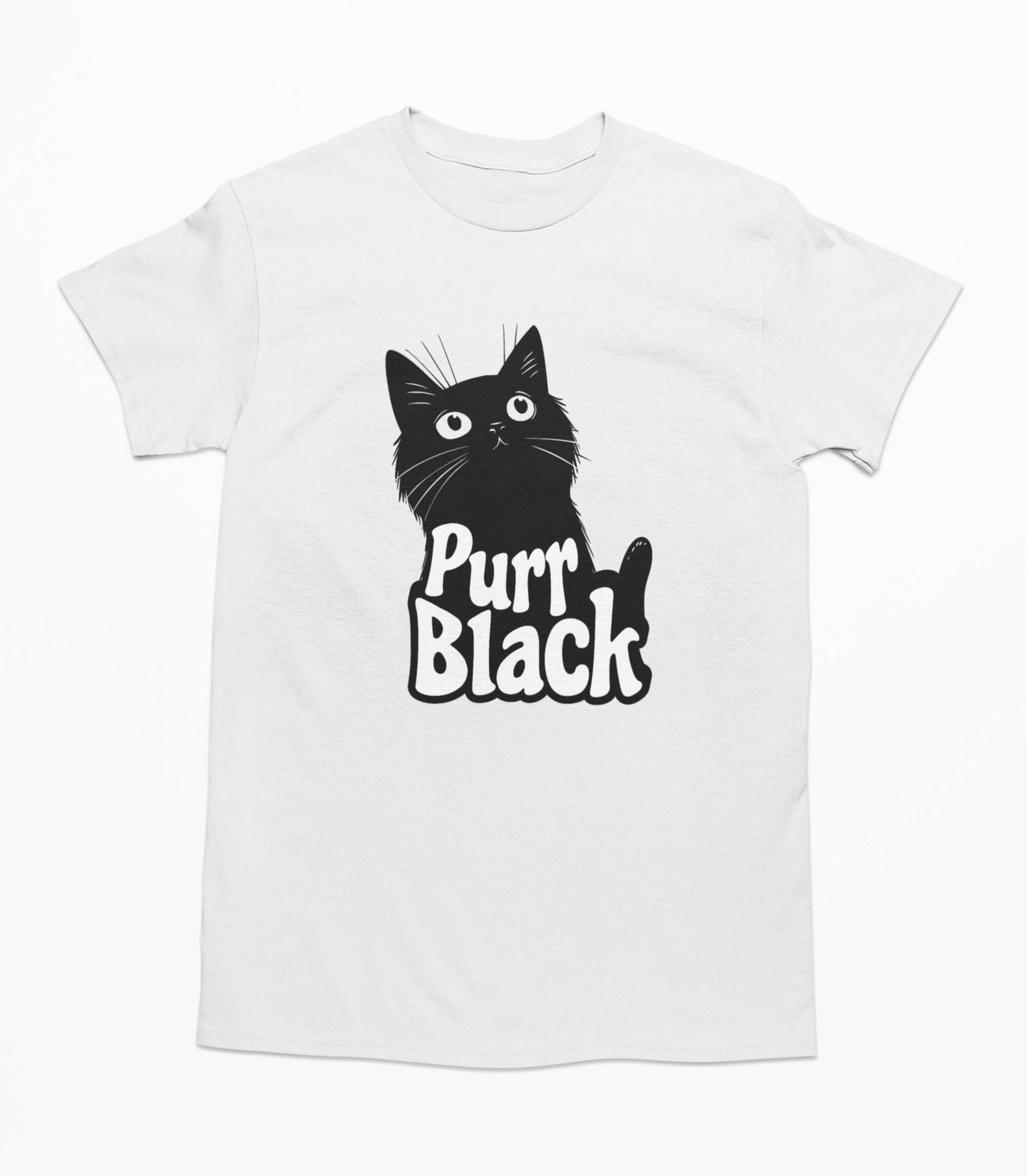 Purr Black - Cat T-Shirt