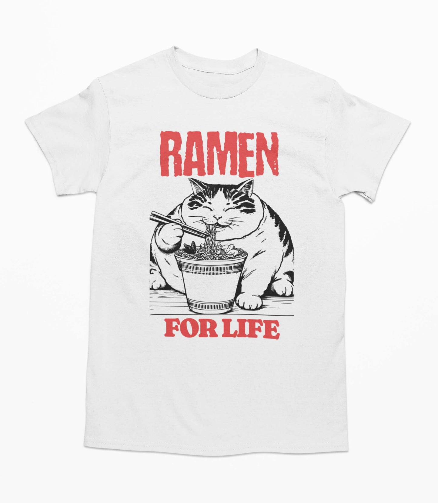 Ramen For Life - Japan Cat T-Shirt