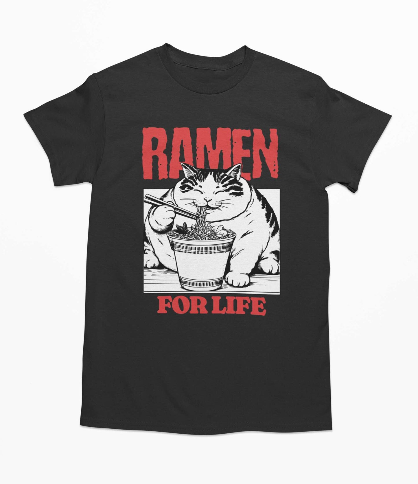 Ramen For Life - Japan Cat T-Shirt