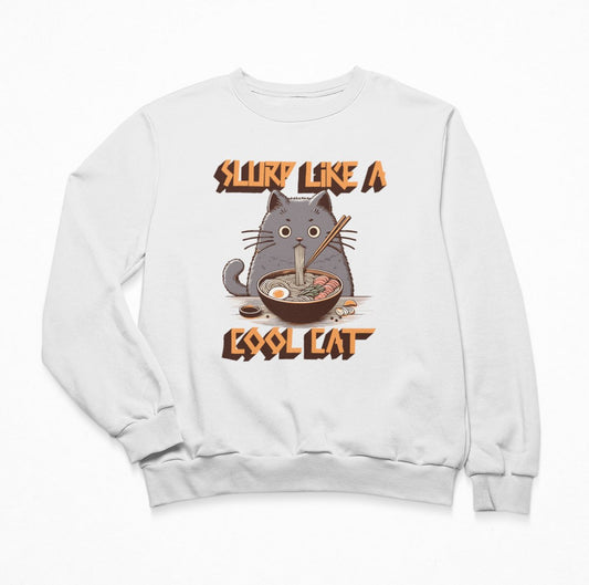 Slurp Like A Cool Cat Sweatshirt Crewneck