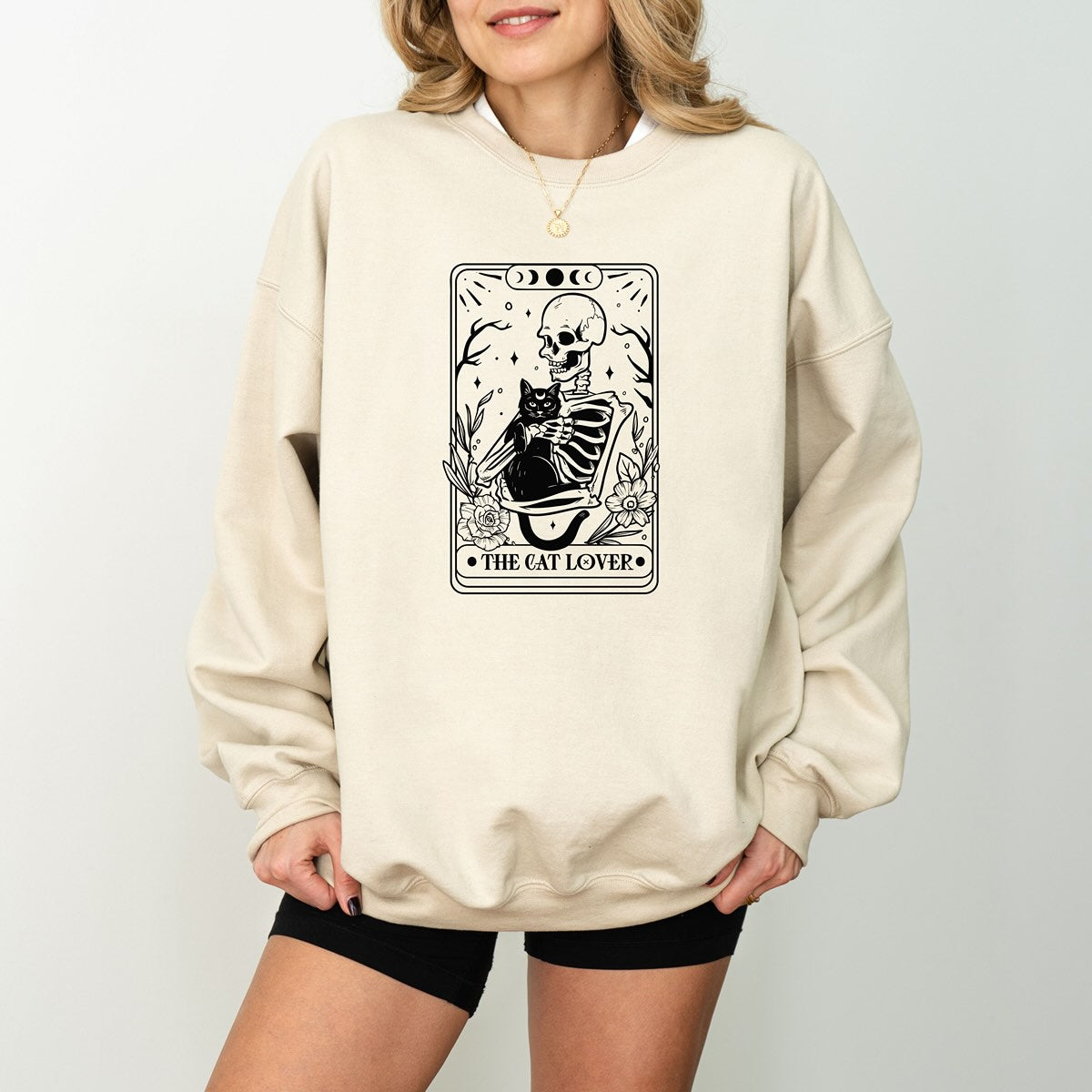 The Cat Lover Tarot Card | Sweatshirt Crewneck