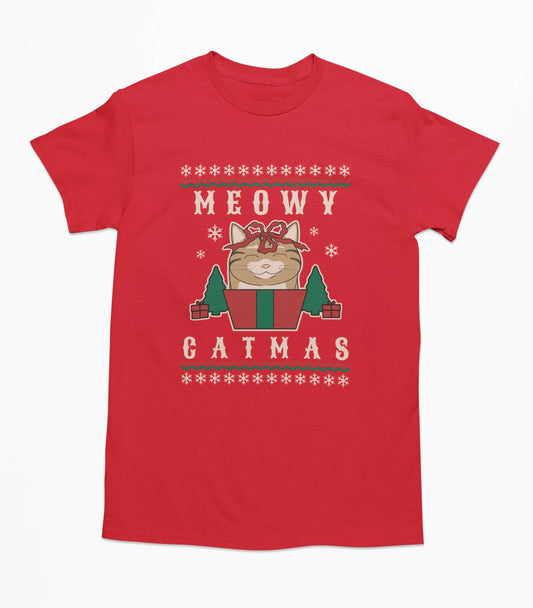 Ugly Christmas Cat - T-Shirt